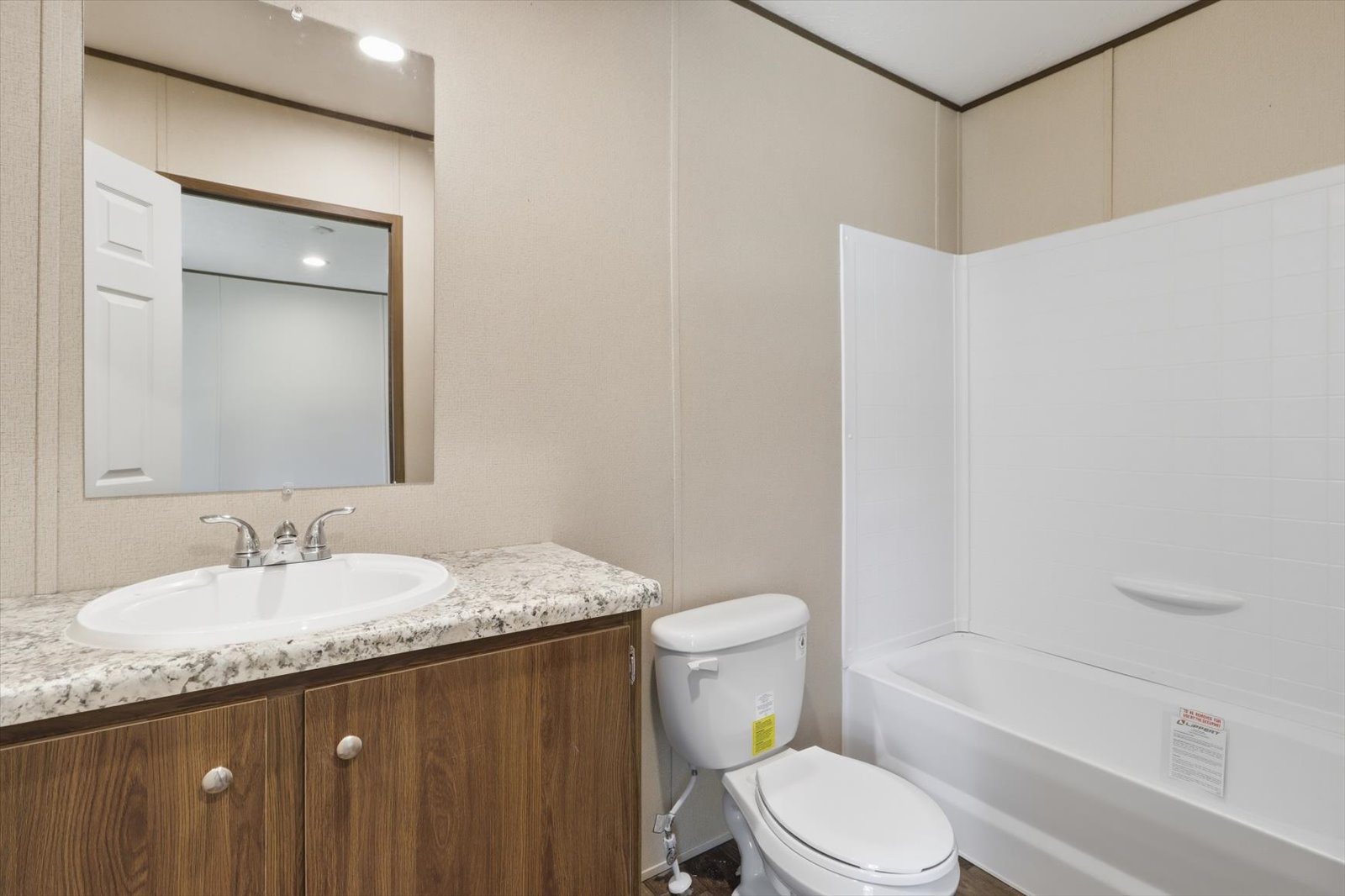 Quick Start Homes single-wide: bathroom