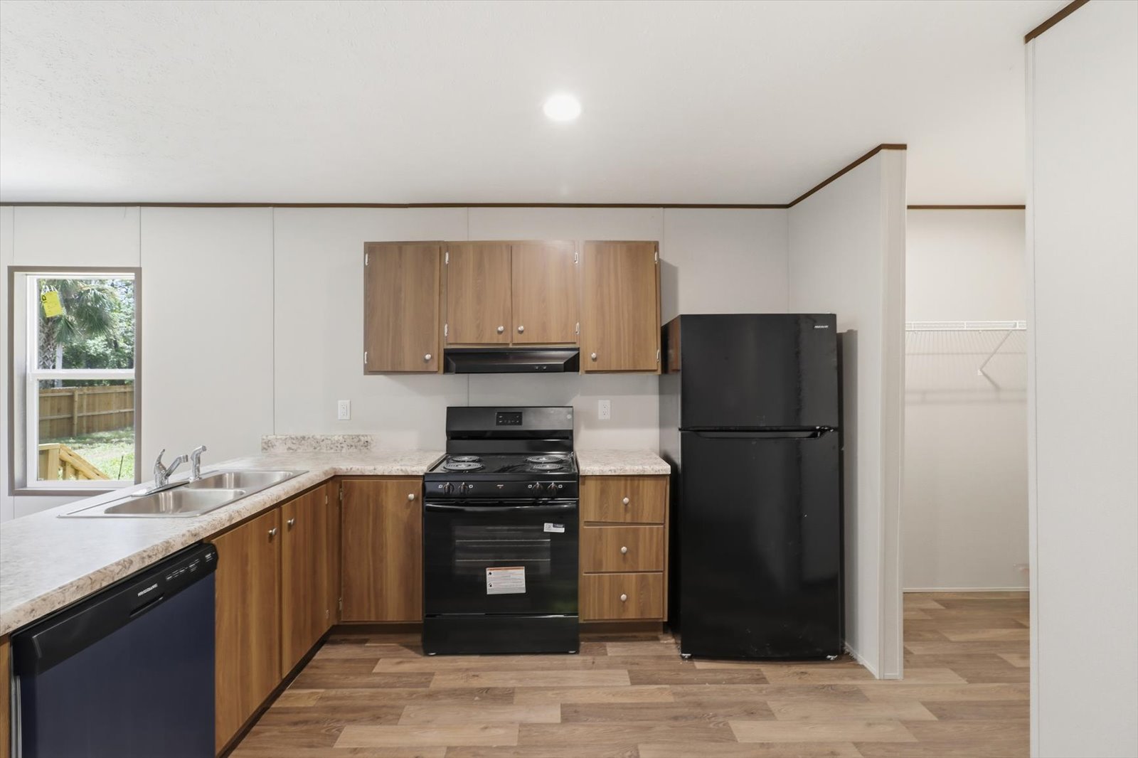 Quick Start Homes single-wide: kitchen